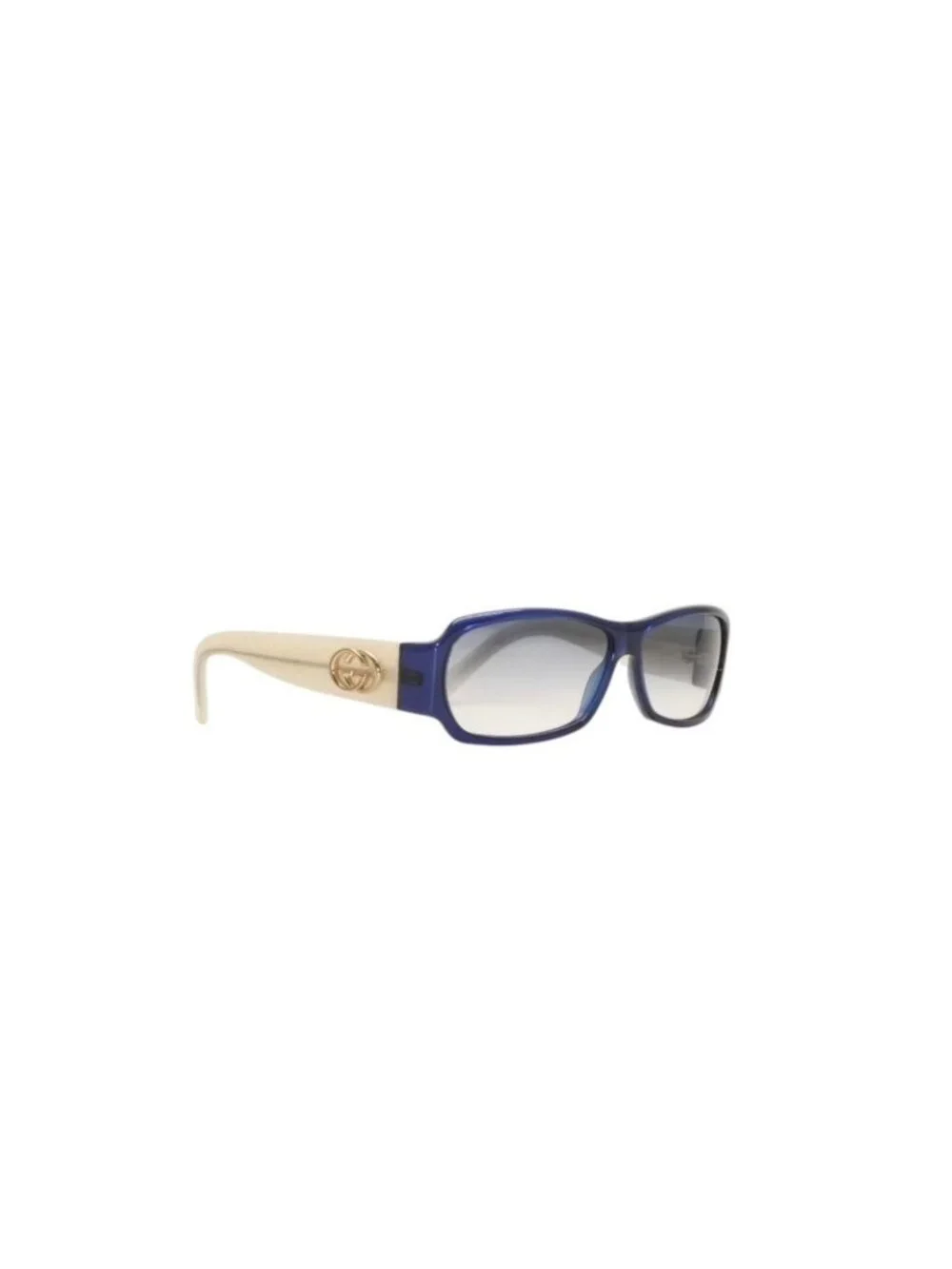 Gucci Sunglasses Eyewear S Eonit GG Logo Glitter Acetate Blue White